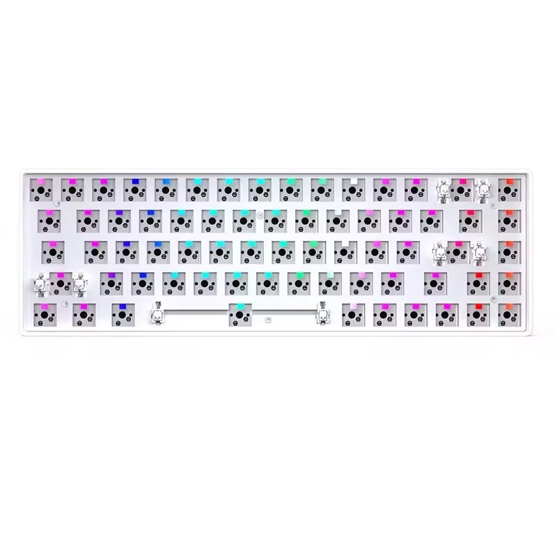 Blanc Kit Clavier Custom Novice 68 Keys